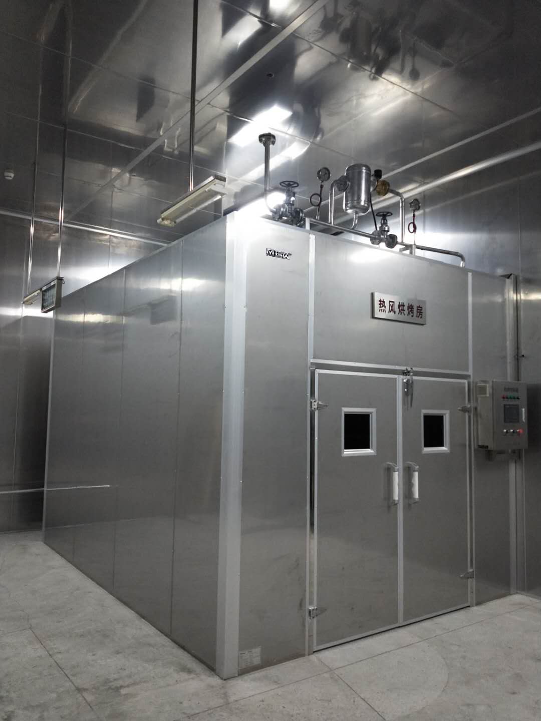 益陽瑪山產(chǎn)業(yè)機械有限公司，湖南益陽螺旋風管廠家，熱風食品烤房